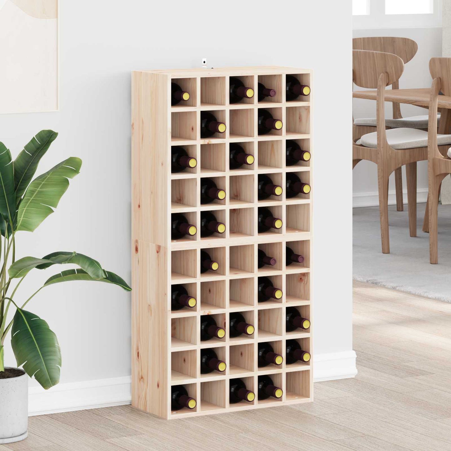 Vinhylle 2 pcs Naturlig 56 x 25 x 56 cm Massiv furu