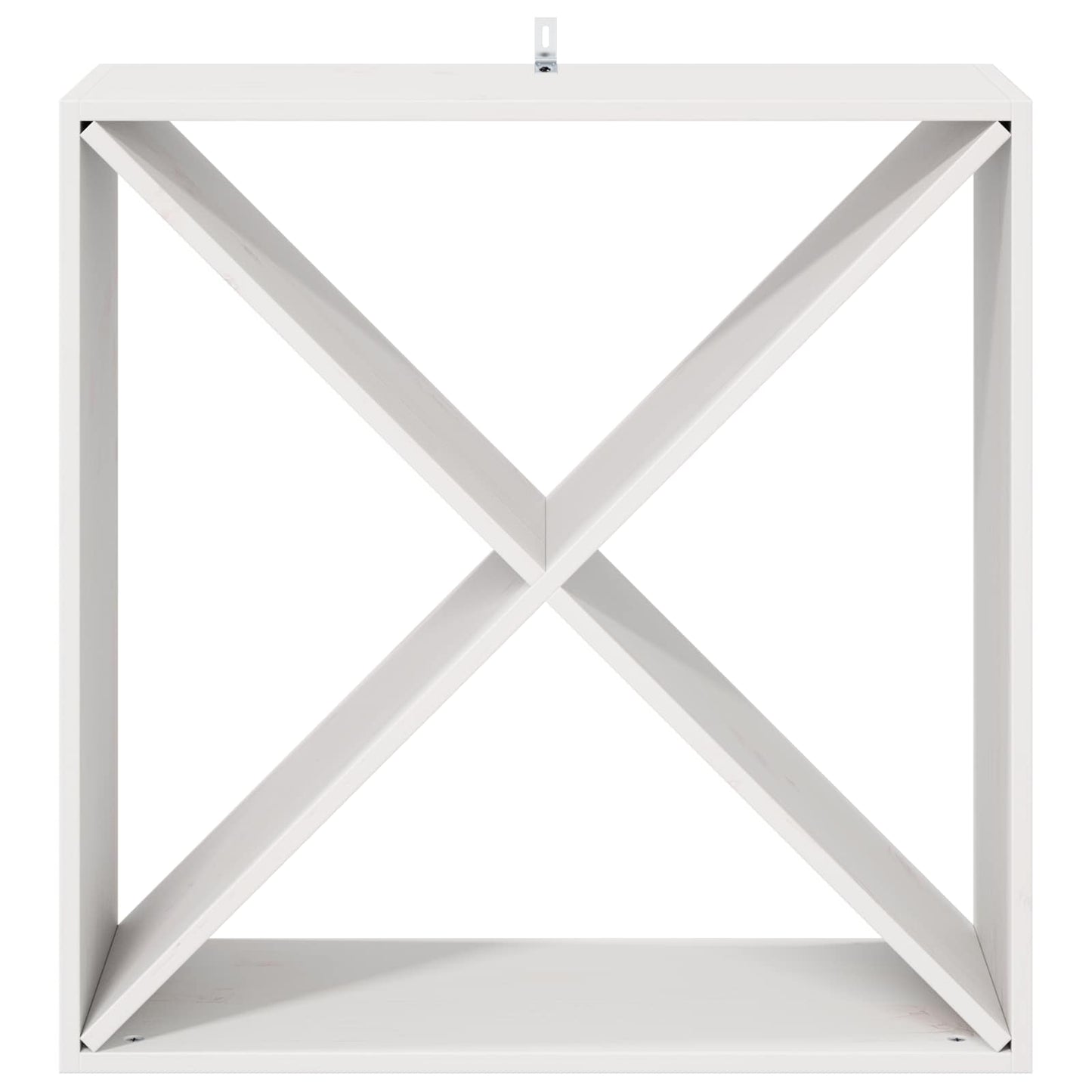 Vinhylle 4 pcs Hvit 62 x 25 x 62 cm Massiv furu