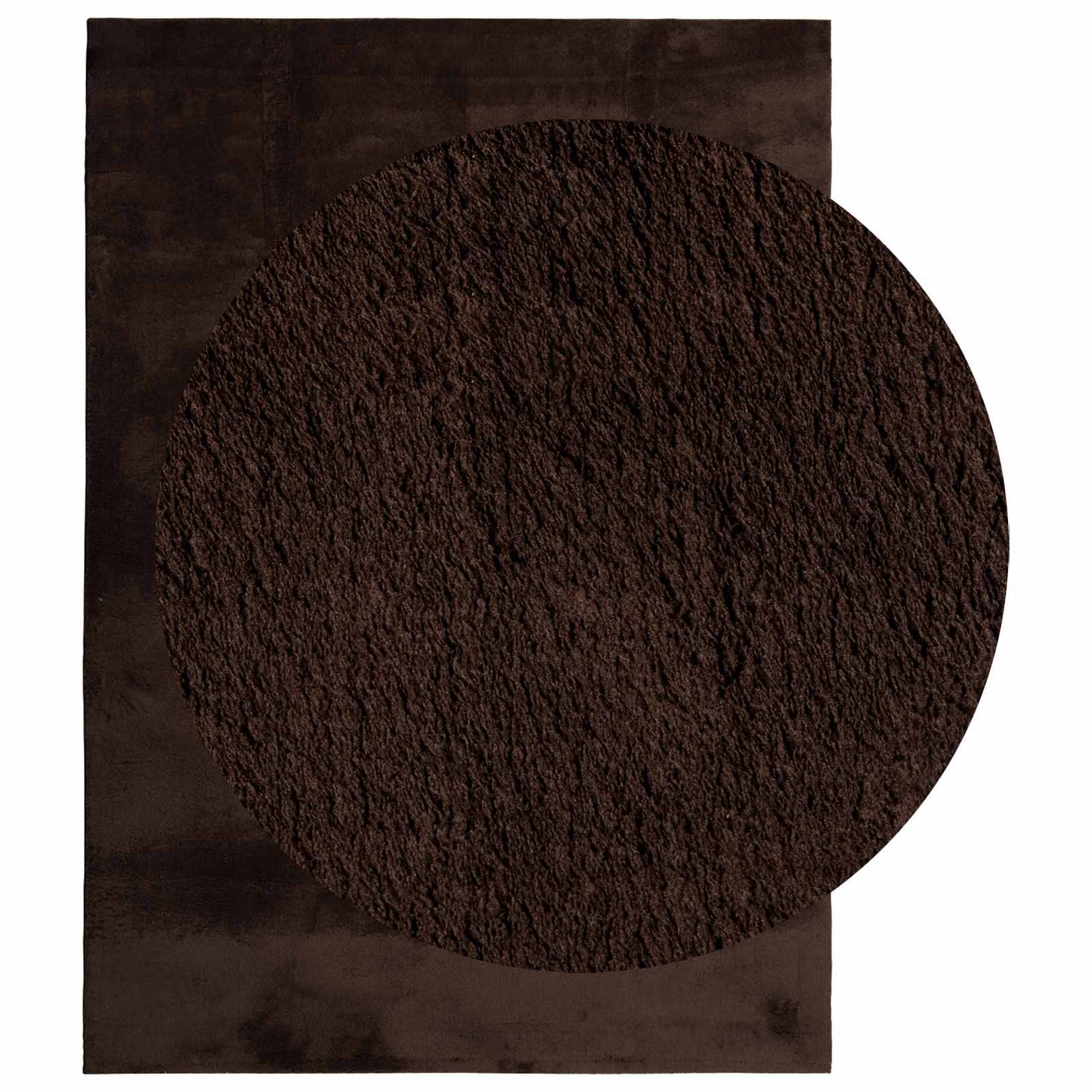 Medium Pile Soft and Washable Rug HUARTE Brun 170 x 120 cm