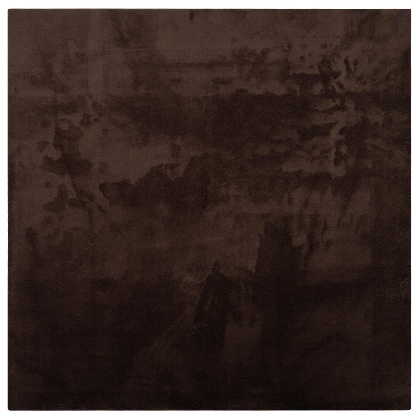 Medium Pile Soft and Washable Rug HUARTE Brun 240 x 240 cm