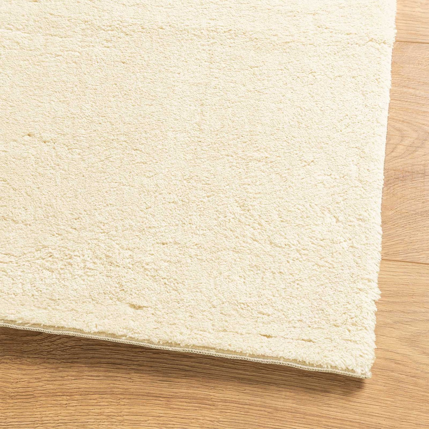Områdetepper Rektangulær HUARTE Krem 300 x 80 cm Polyester vidaXL