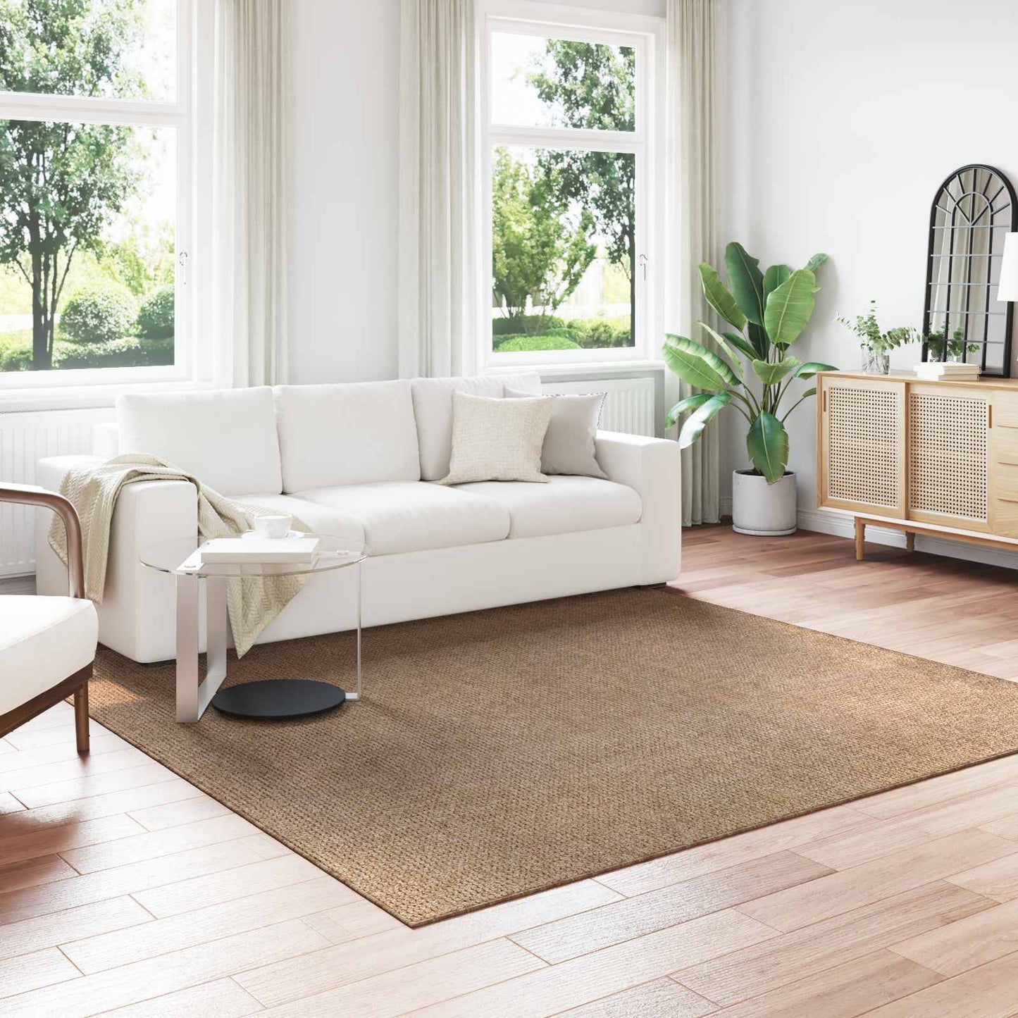 Områdetepper Torget AGIRA Naturlig 240 x 240 cm Polyester