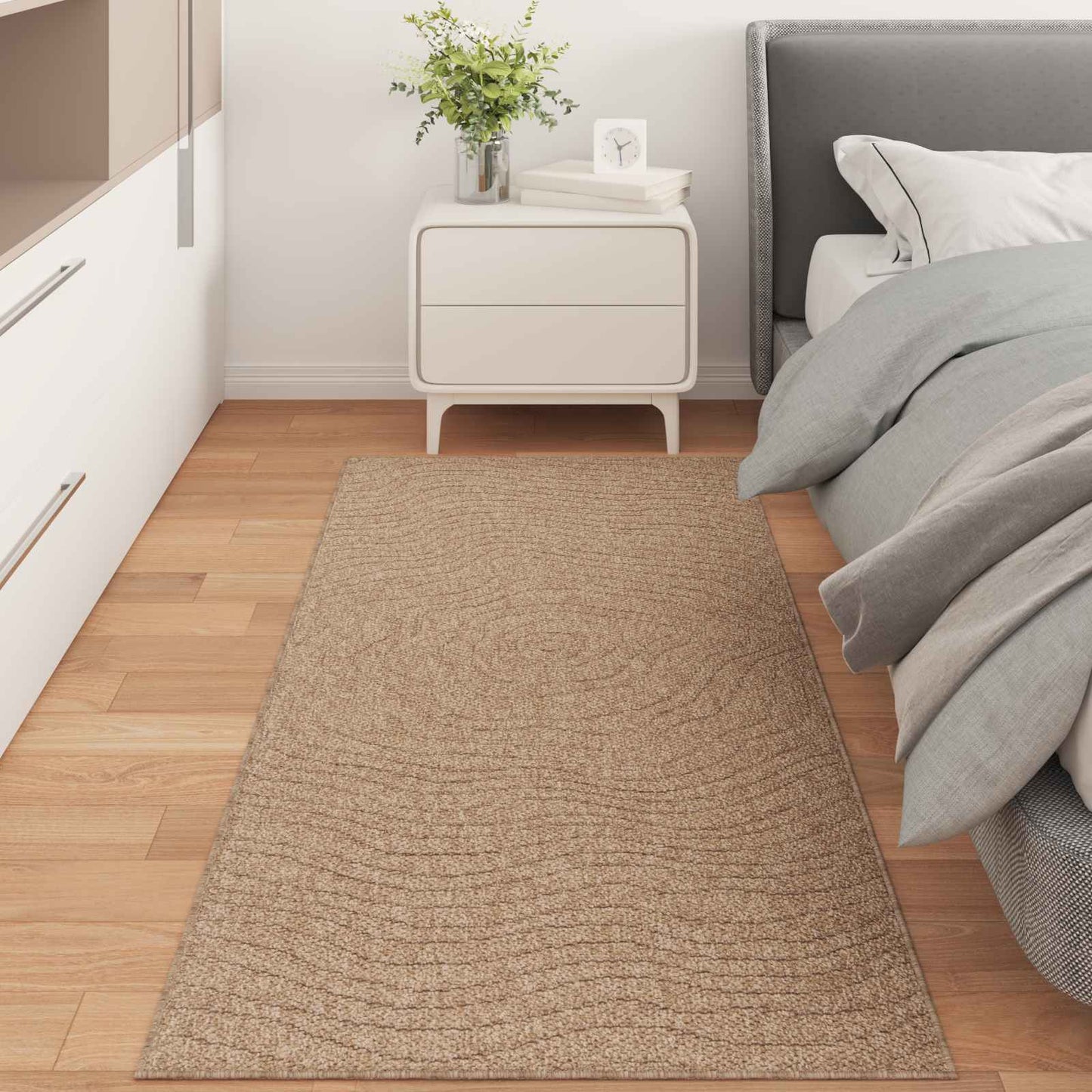 Områdetepper Moiré AGIRA Naturlig 150 x 80 cm Polyester