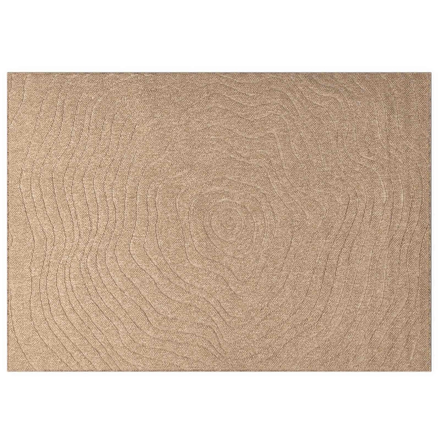 Områdetepper Moiré AGIRA Naturlig 340 x 240 cm Polyester