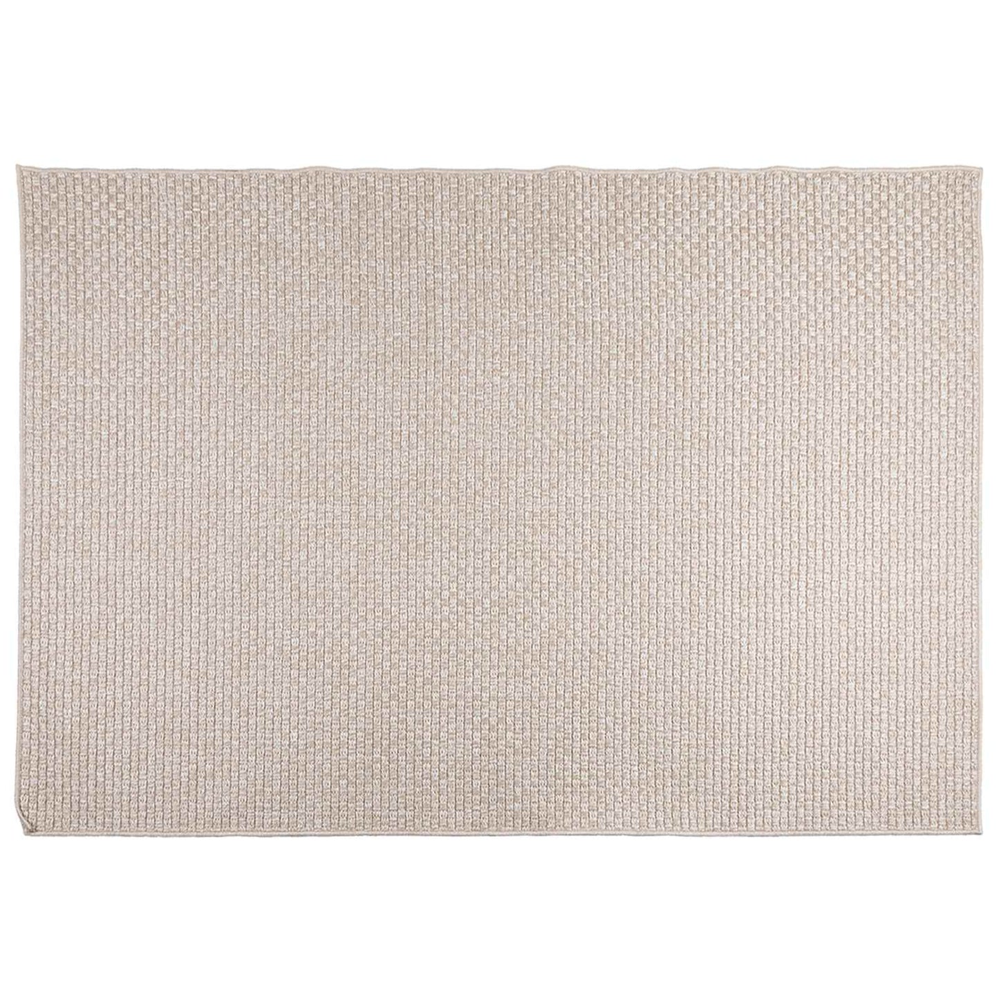 Områdetepper Rektangulær FARO Krem 200 x 140 cm Polyester