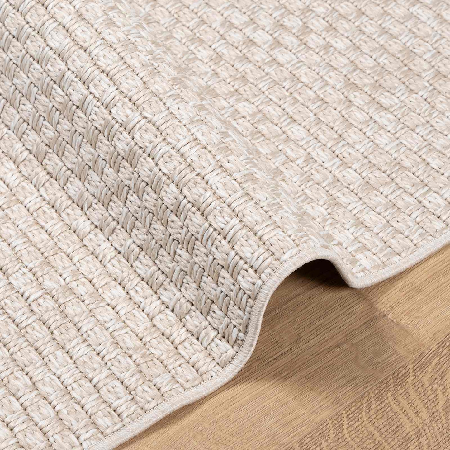 Områdetepper Torget FARO Krem 200 x 200 cm Polyester