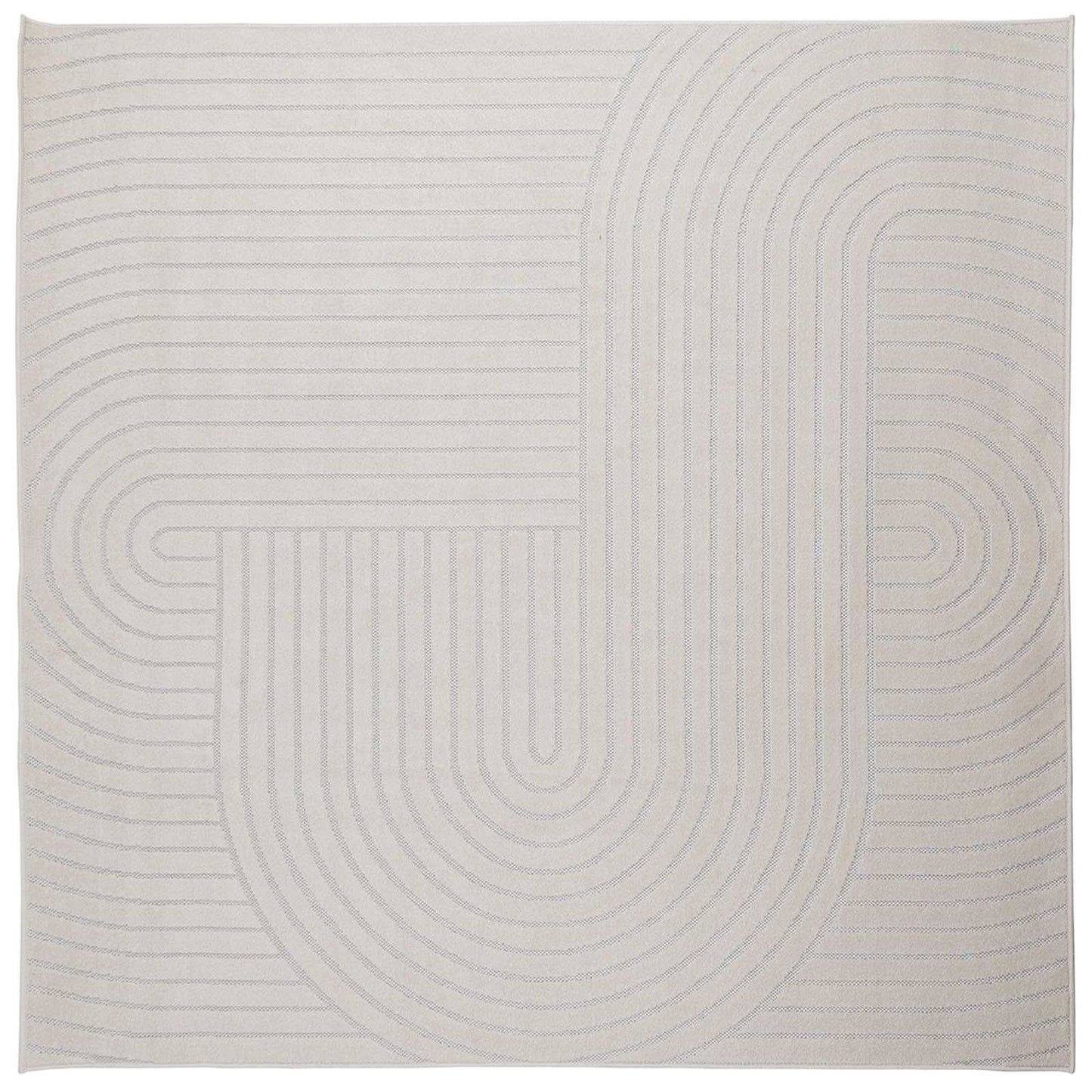 Områdetepper Torget PALMERAS Krem 240 x 240 cm Polyester