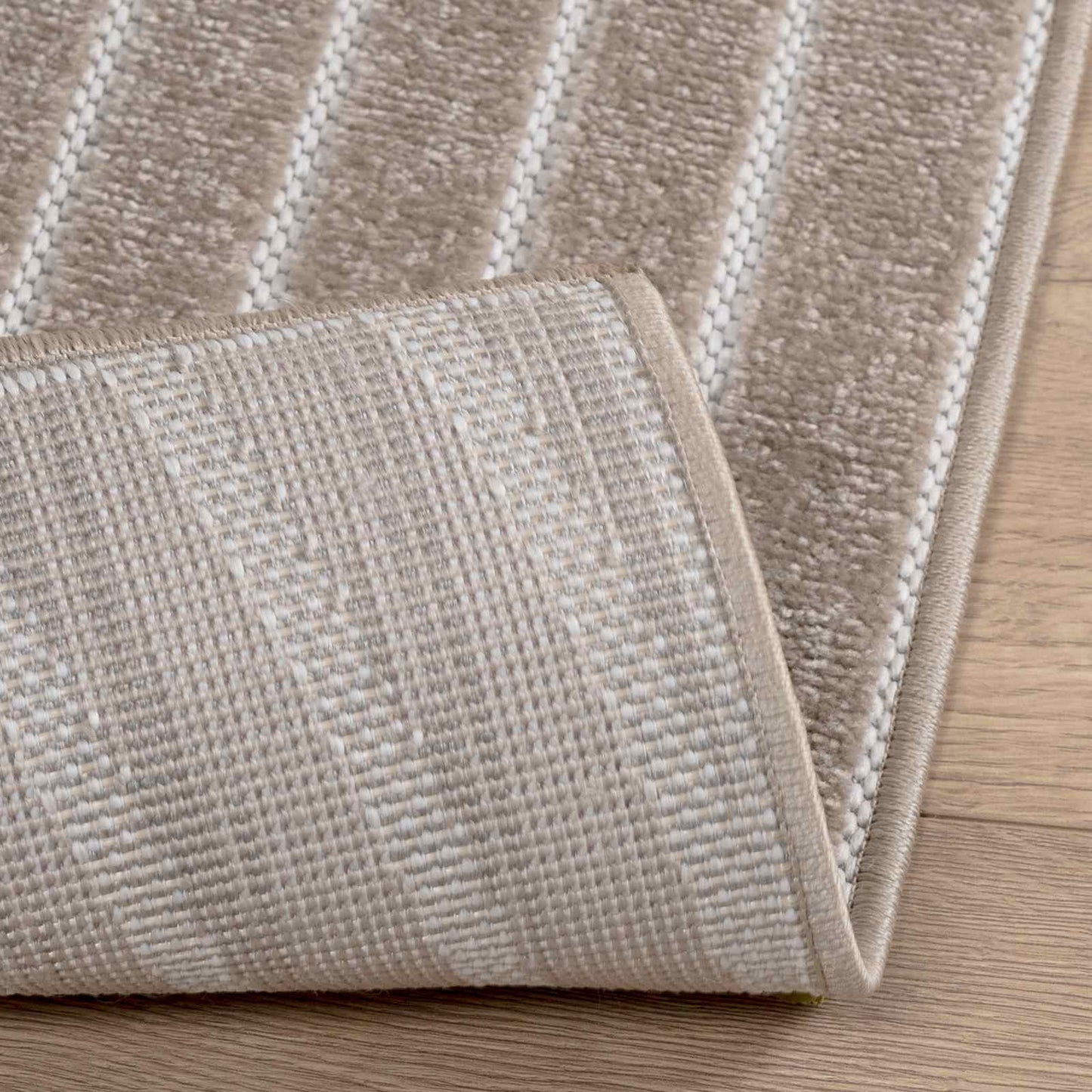 Områdetepper Rektangulær PALMERAS Beige 280 x 200 cm Polyester