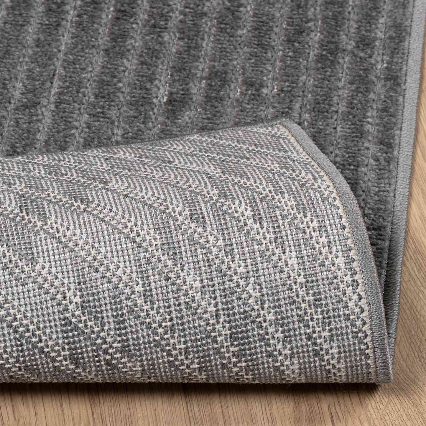 Områdetepper PALMERAS Antrasitt 200 x 80 cm Polyester