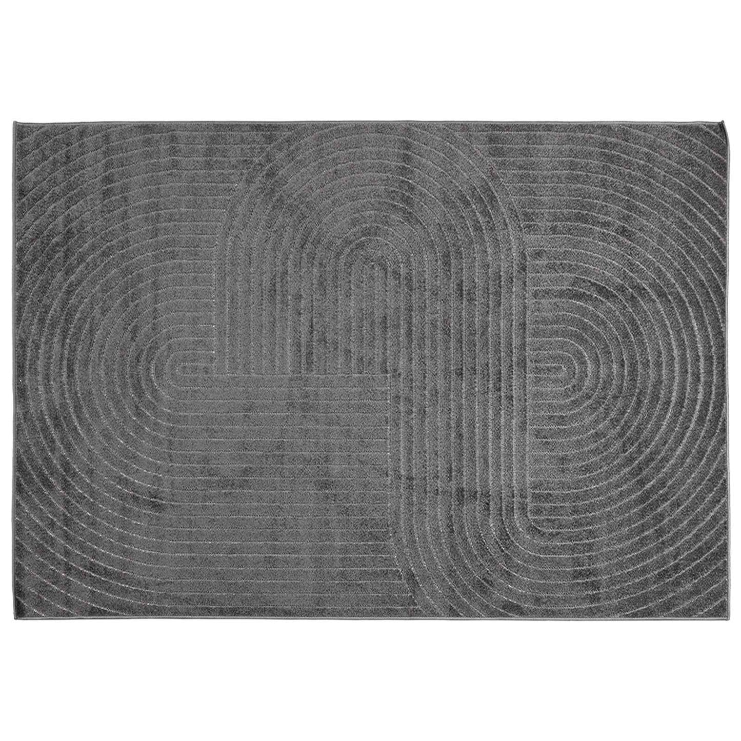 Områdetepper PALMERAS Antrasitt 280 x 200 cm Polyester