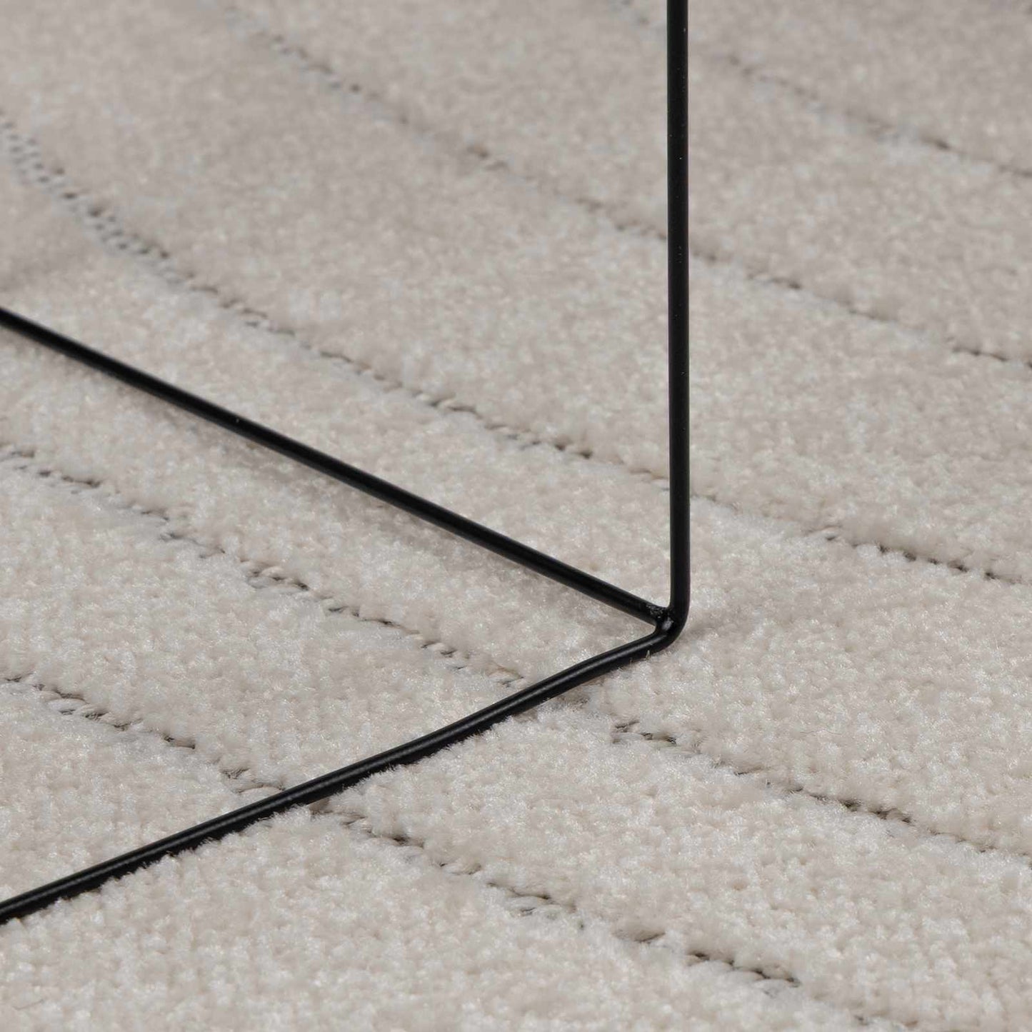 Områdetepper Torget PALMERAS Krem 200 x 200 cm Polyester