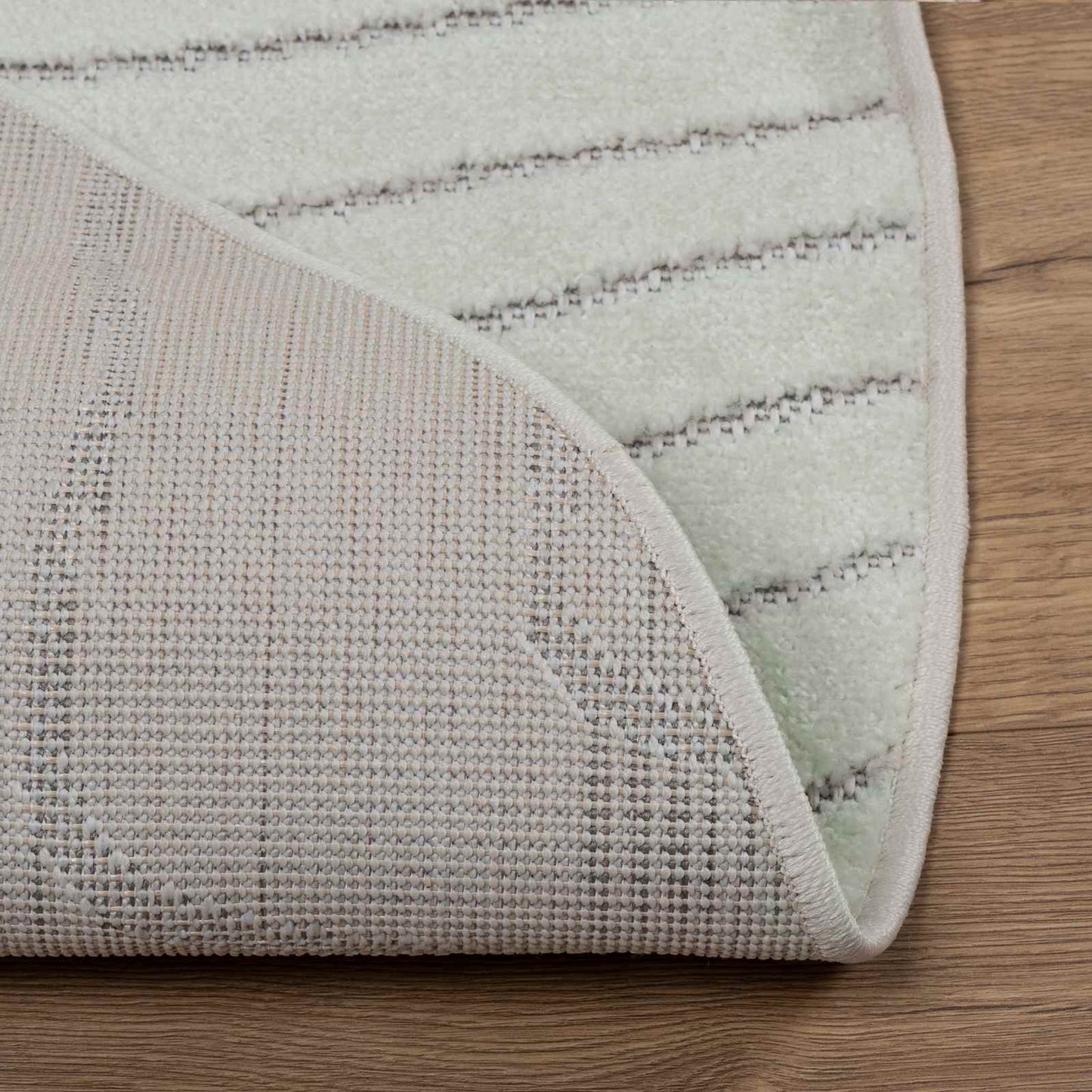 Områdetepper Rund HUARTE grønn Ø 200 CM Polyester vidaXL