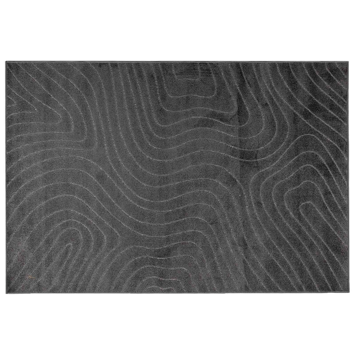 Områdetepper PALMERAS Antrasitt 200 x 140 cm Polyester