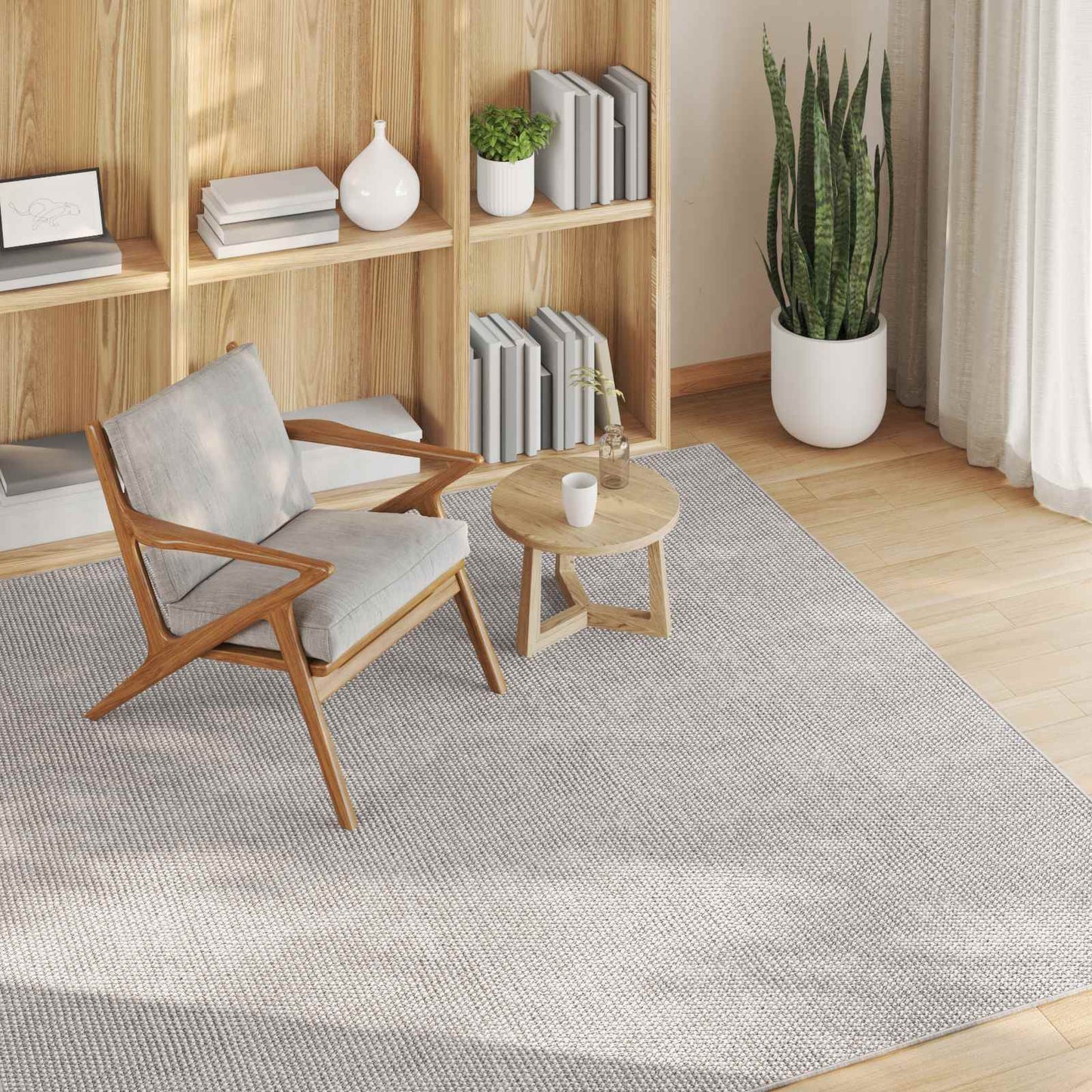 Områdetepper Torget LUGO Krem 120 x 120 cm Polyester