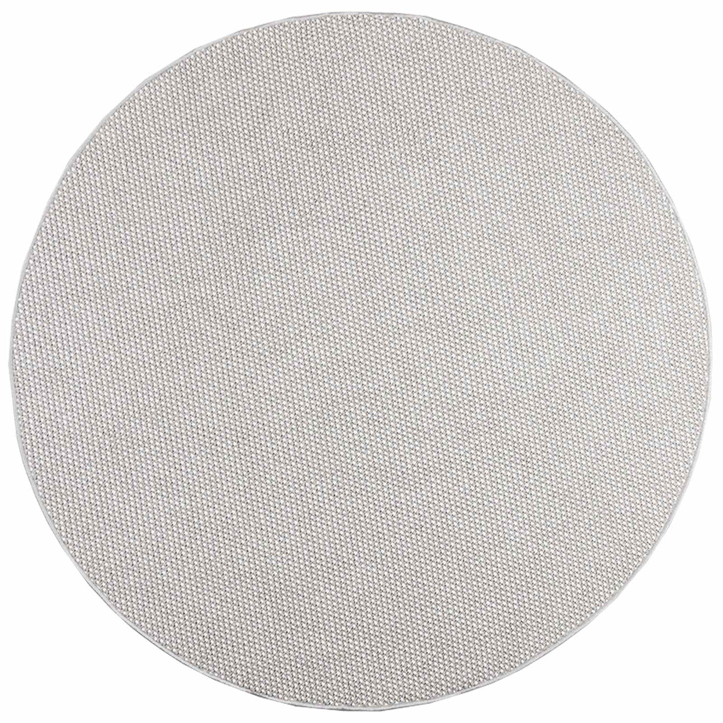Områdetepper Rund HUARTE Krem og Grå Ø 120 CM Polyester vidaXL