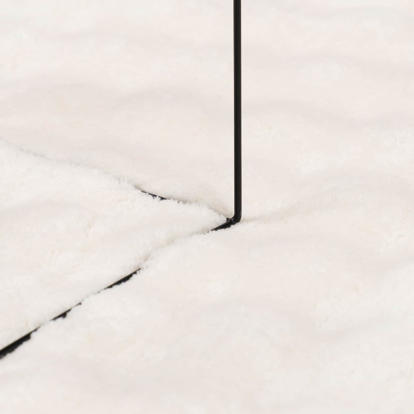 Områdetepper Rektangulær SIROLO Krem 150 x 80 cm Polyester