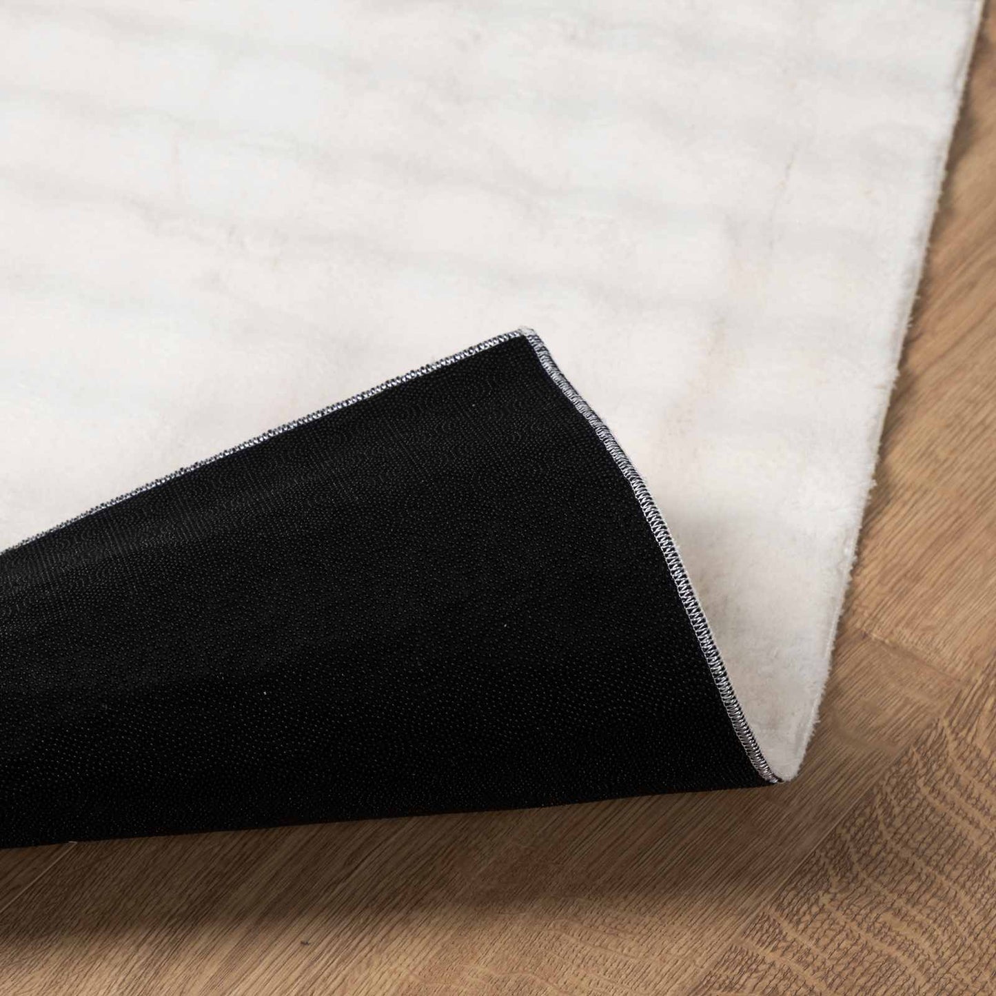 Områdetepper Rektangulær SIROLO Krem 200 x 80 cm Polyester