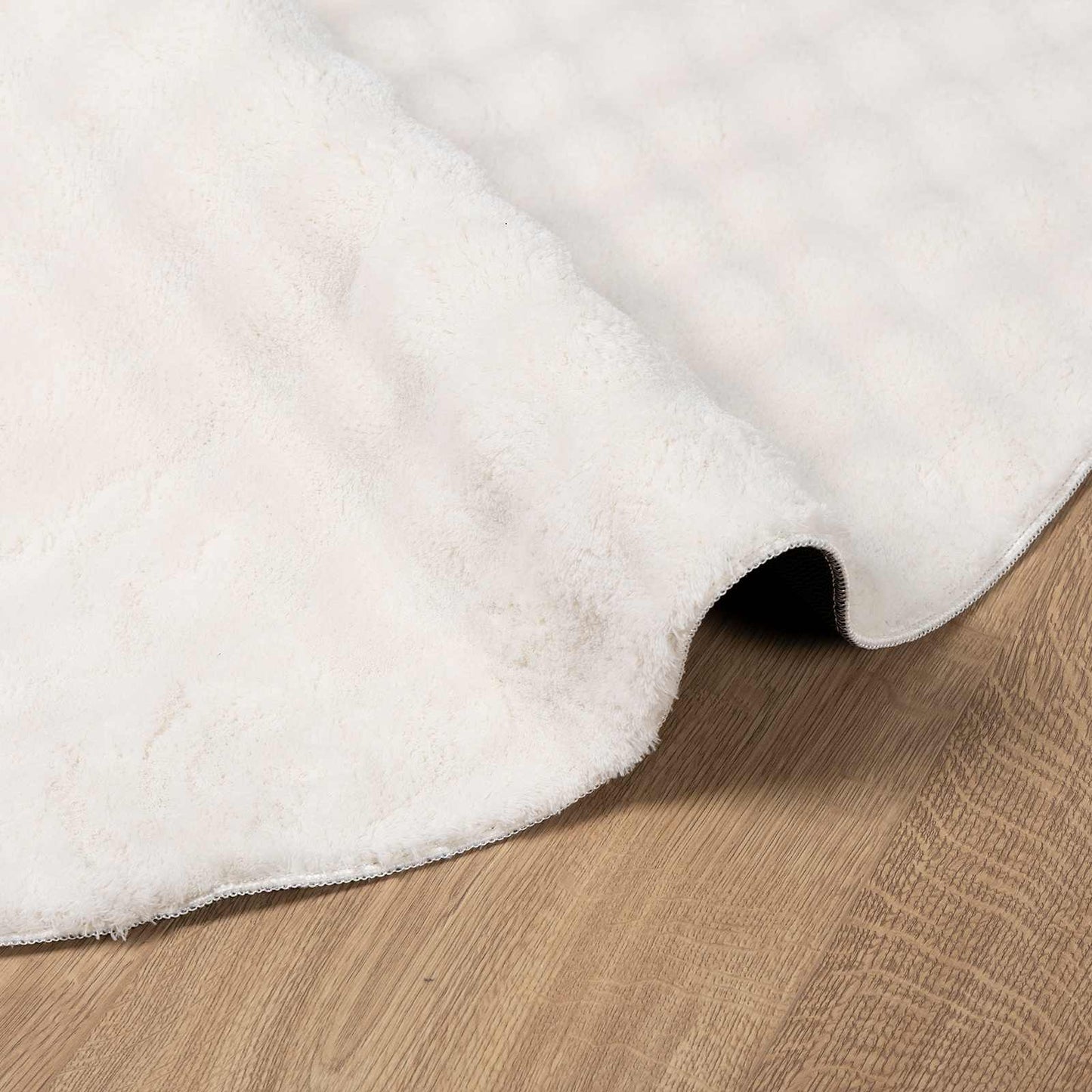 Områdetepper Rund SIROLO Krem Ø 160 CM Polyester