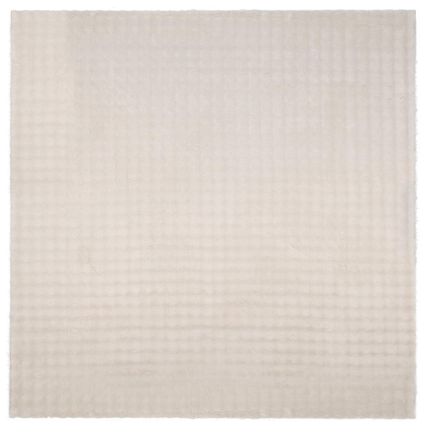 Områdetepper Torget HUARTE Beige 120 x 120 cm Polyester vidaXL