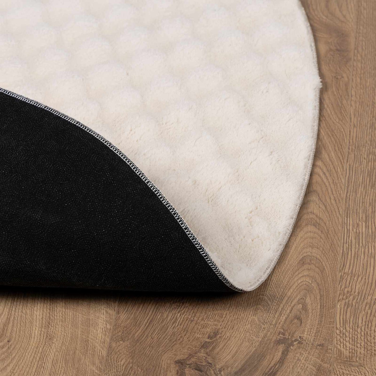 Områdetepper Rund SIROLO Beige Ø 120 CM Polyester