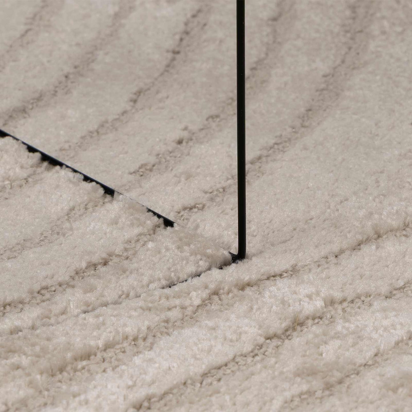 Områdetepper Rund GALATI Beige Ø 160 CM Polyester