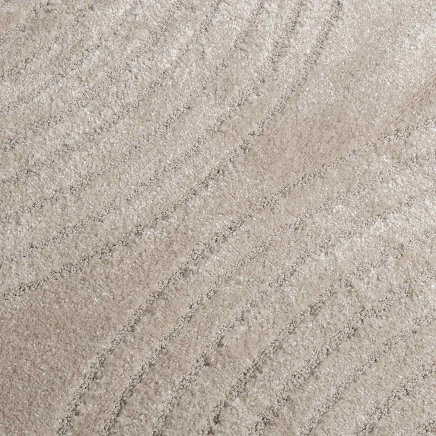 Områdetepper Rund GALATI Beige Ø 160 CM Polyester