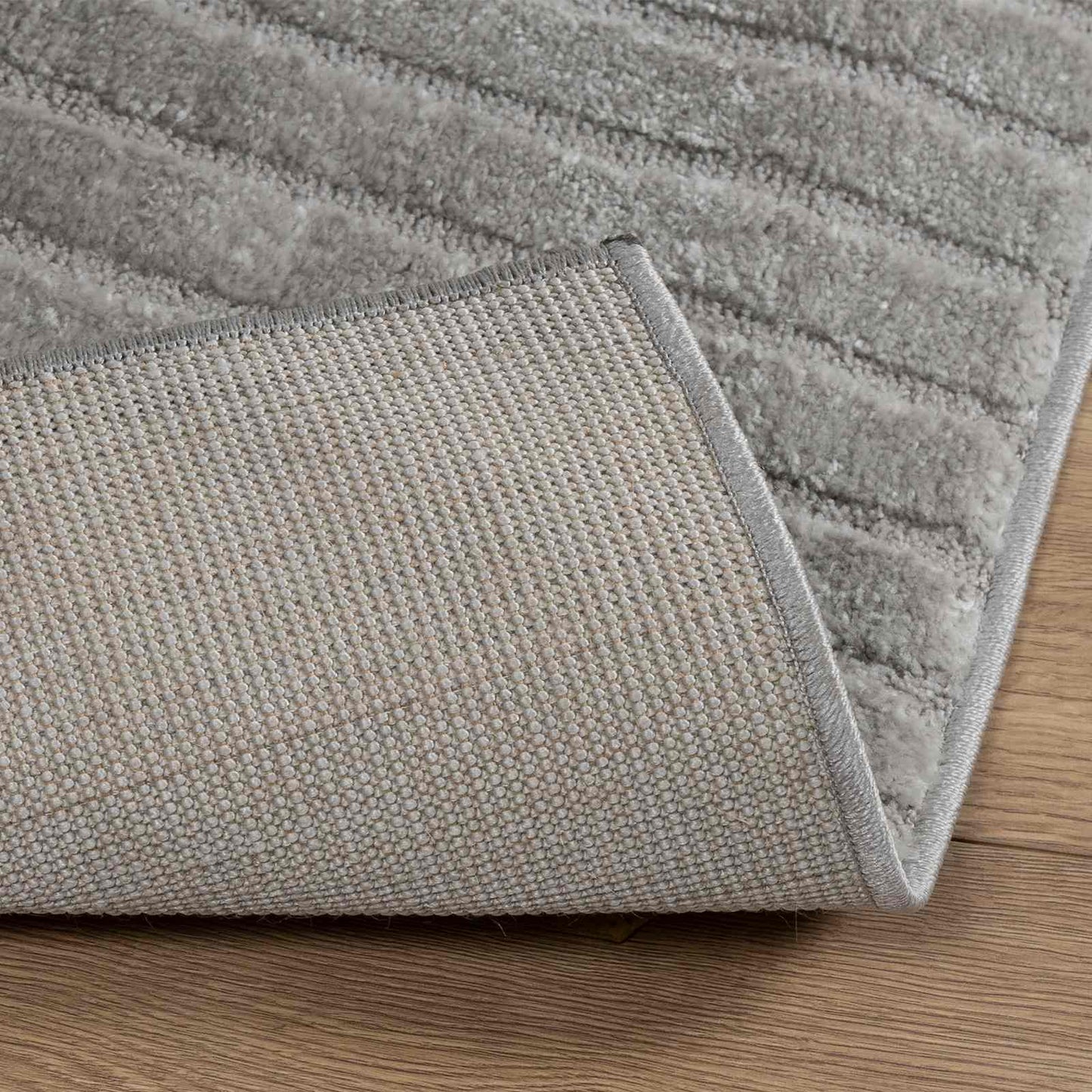 Områdetepper Rektangulær GALATI Grå 150 x 80 cm Polyester