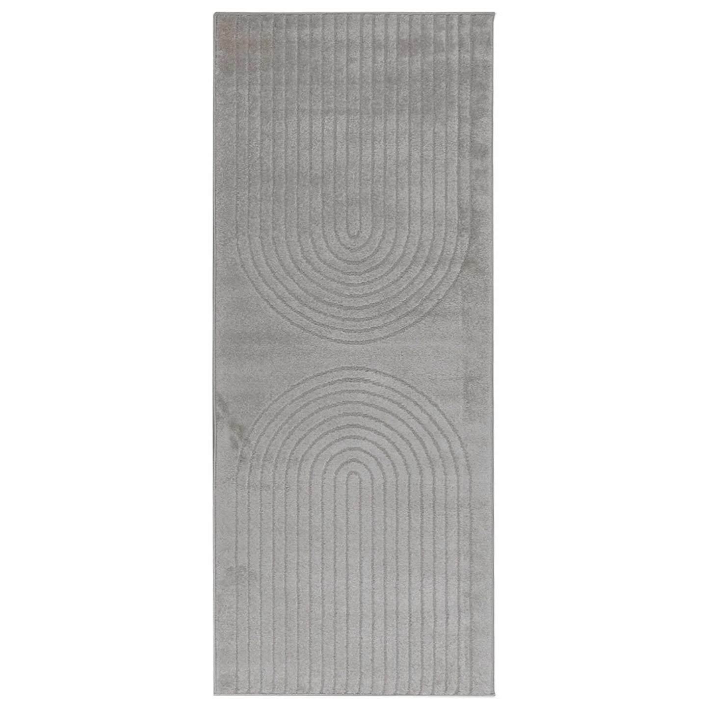 Områdetepper Rektangulær GALATI Grå 200 x 80 cm Polyester