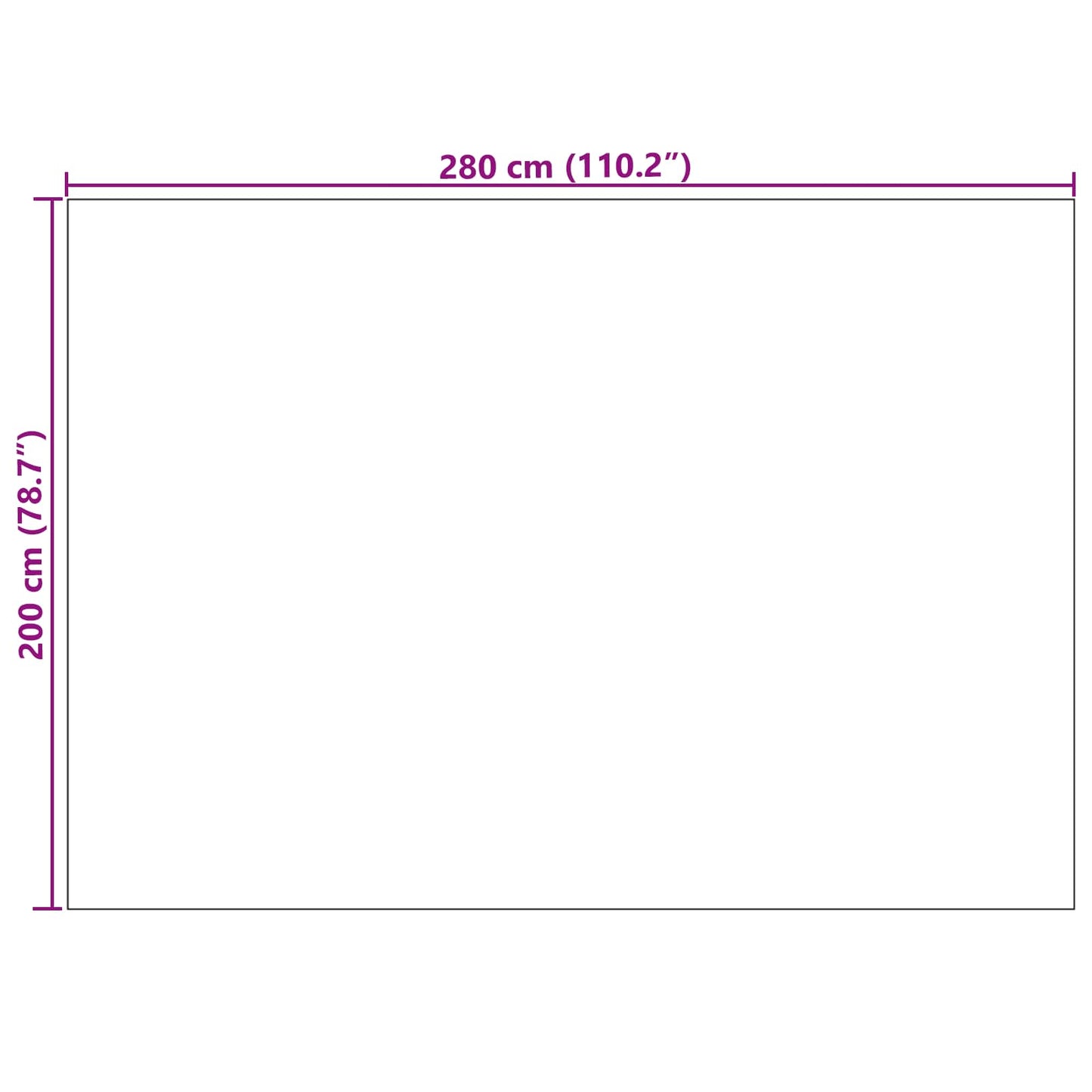 Områdetepper Rektangulær GALATI Grå 280 x 200 cm Polyester