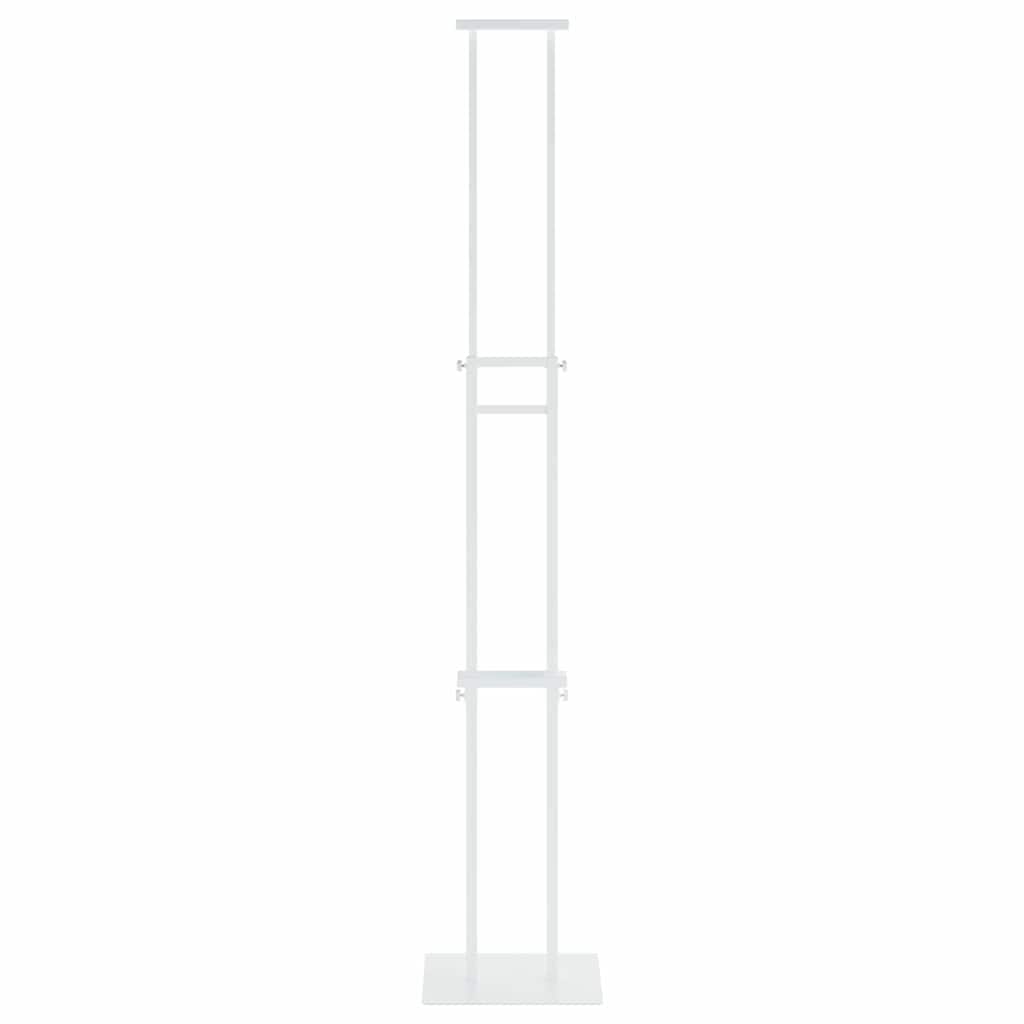 Messe Utstillinger 2 stk. Hvit 30 x 23,5 x 210 cm Stål