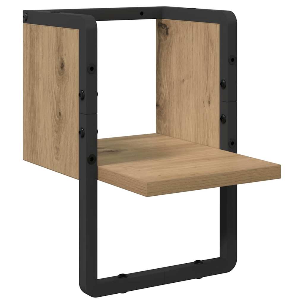 Vegghylle Kunstnerisk Eik 20 x 25 x 30 cm Konstruert tre