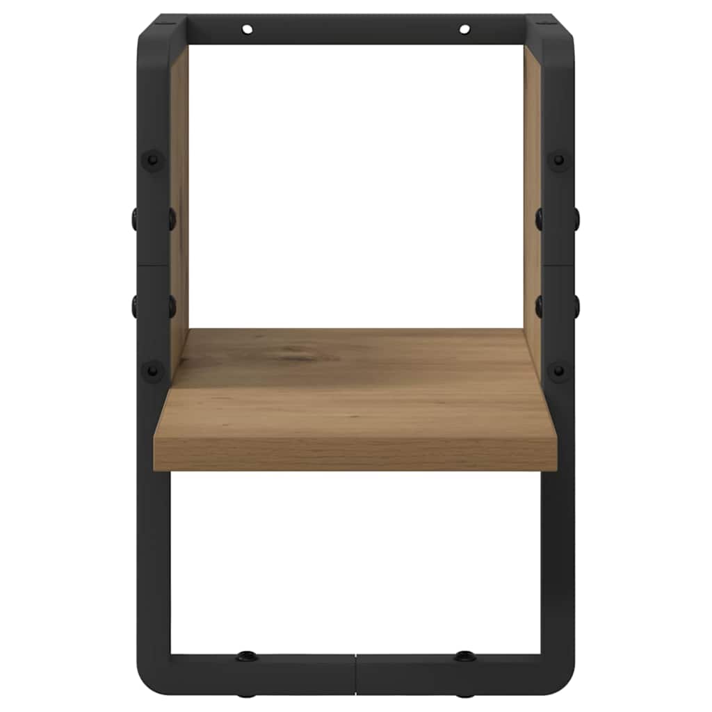 Vegghylle Kunstnerisk Eik 20 x 25 x 30 cm Konstruert tre
