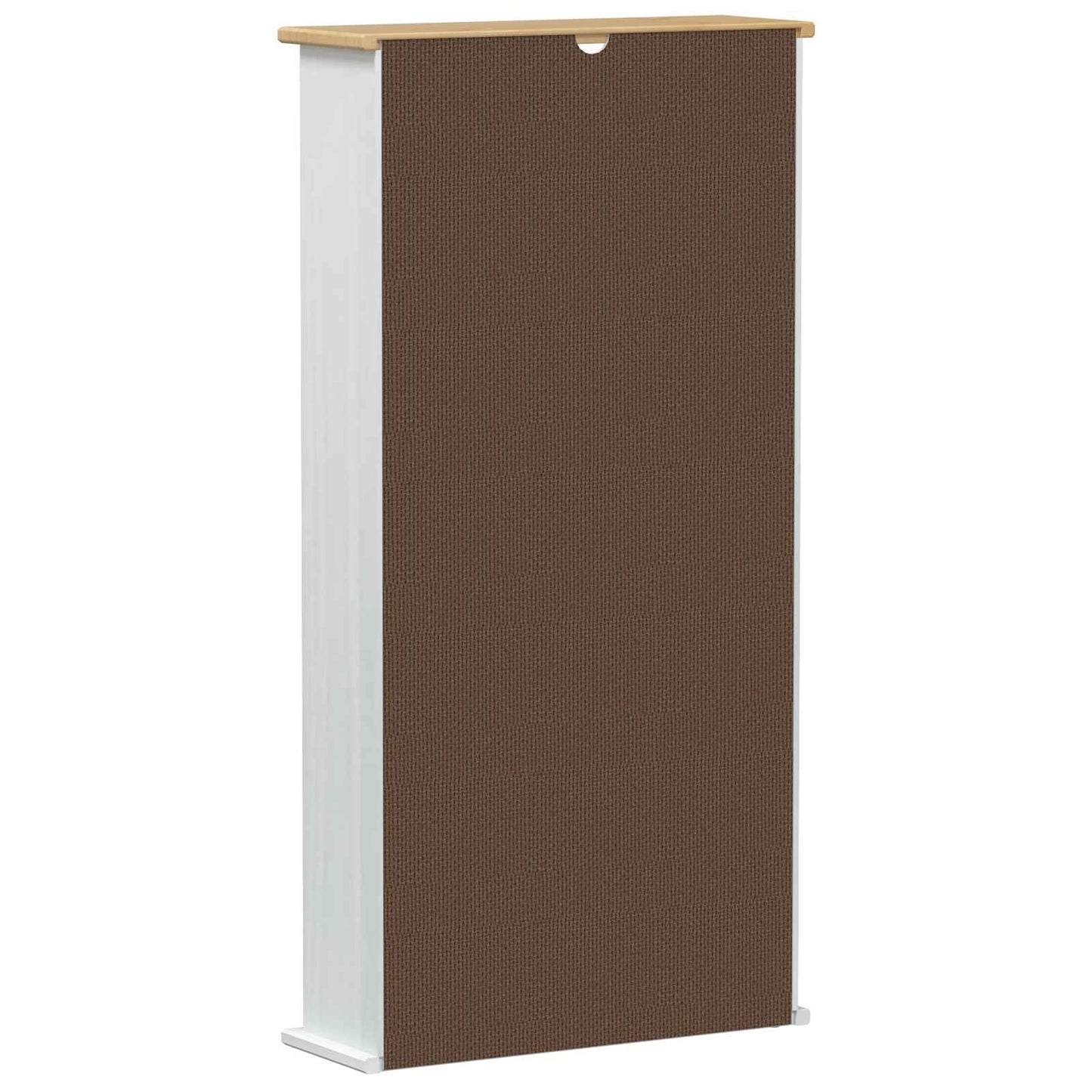 CD skap Hvit 52 x 17.5 x 103 cm Massiv furu