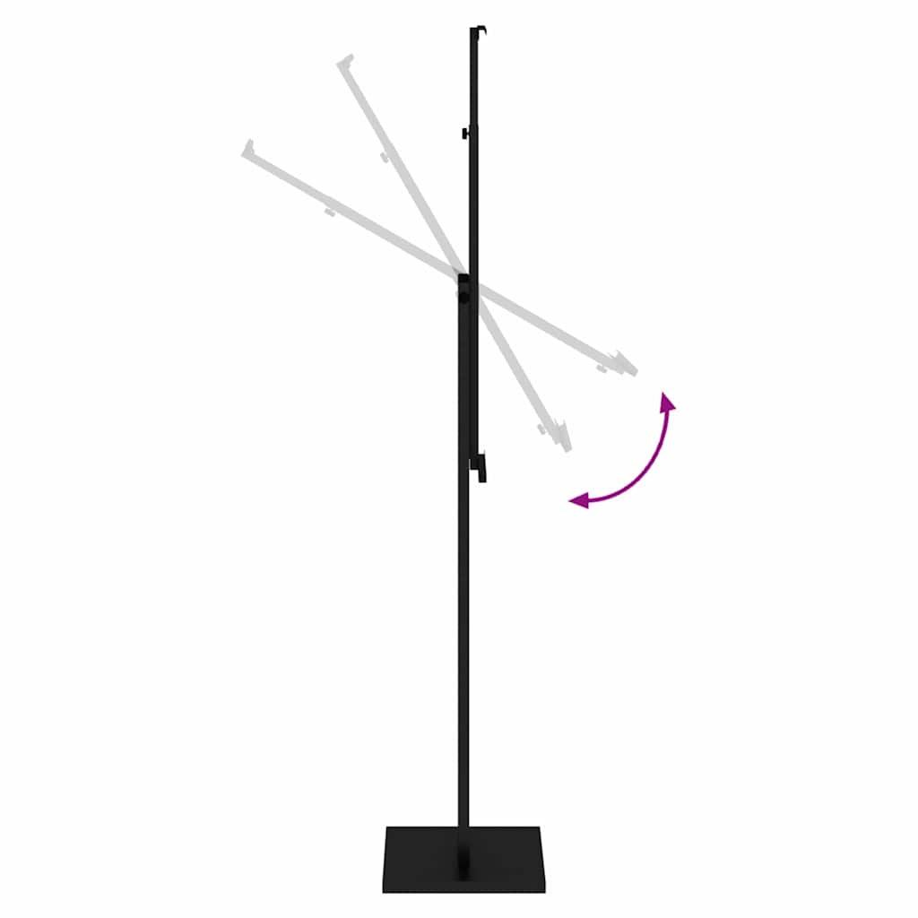 Messe Utstillinger Svart 26,5 x 26,5 x 150 cm Stål