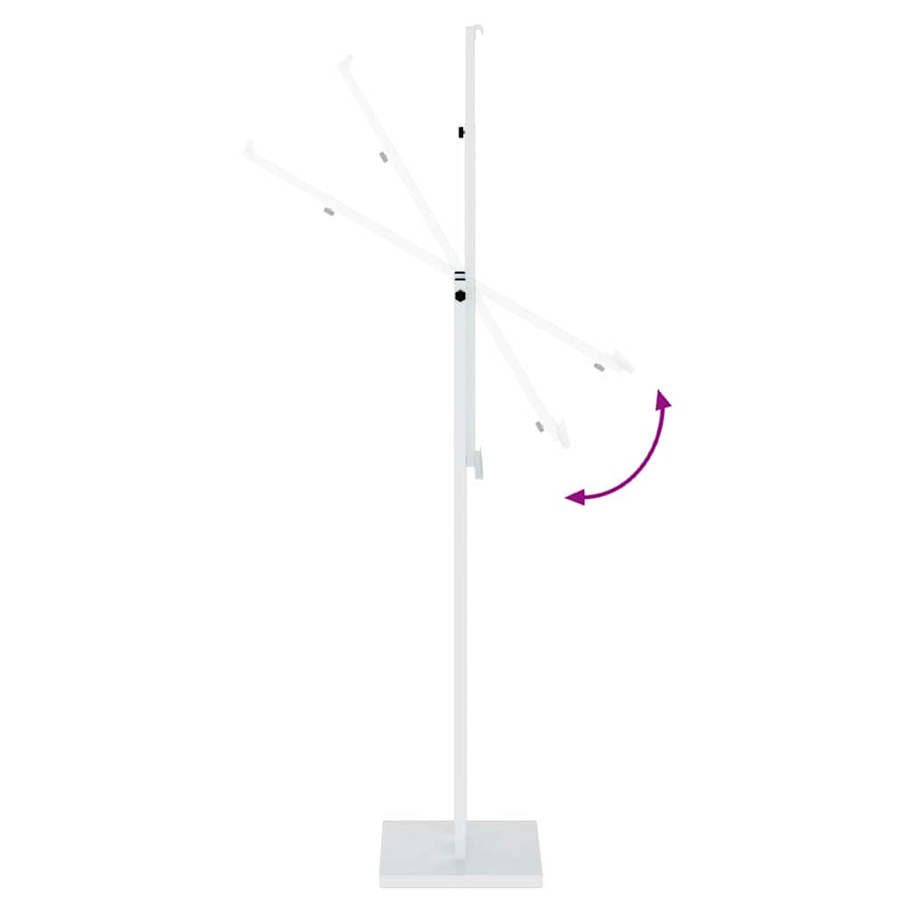 Messe Utstillinger Hvit 26,5 x 26,5 x 150 cm Stål