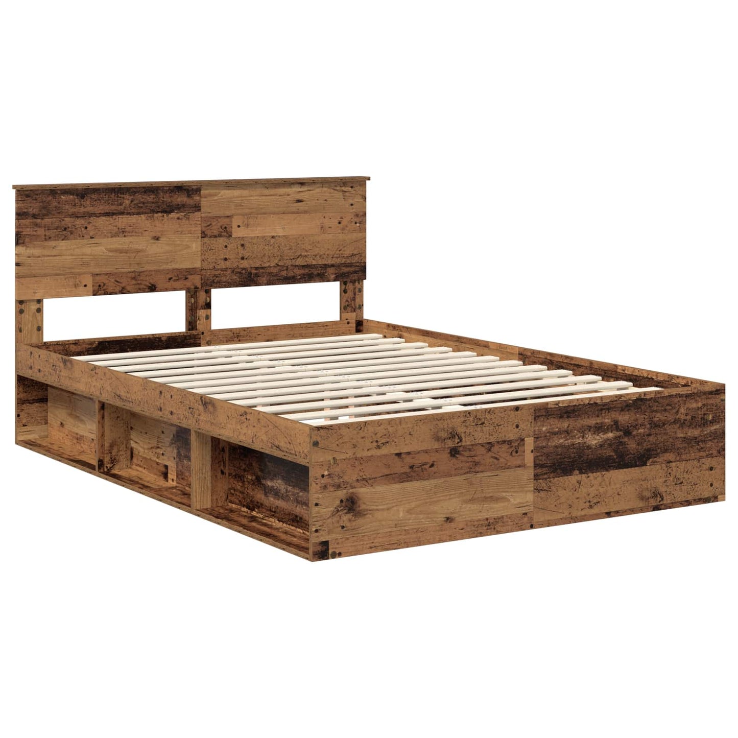 Sengestamme Gammelt tre 140 x 190 cm Konstruert tre