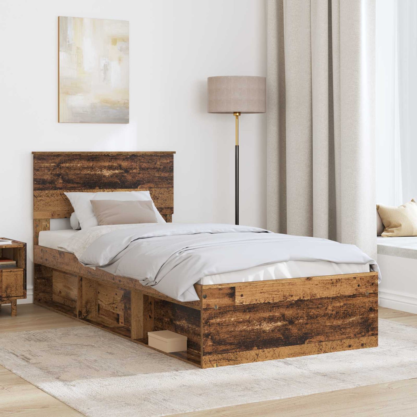 Sengestamme Gammelt tre 75 x 190 cm Konstruert tre