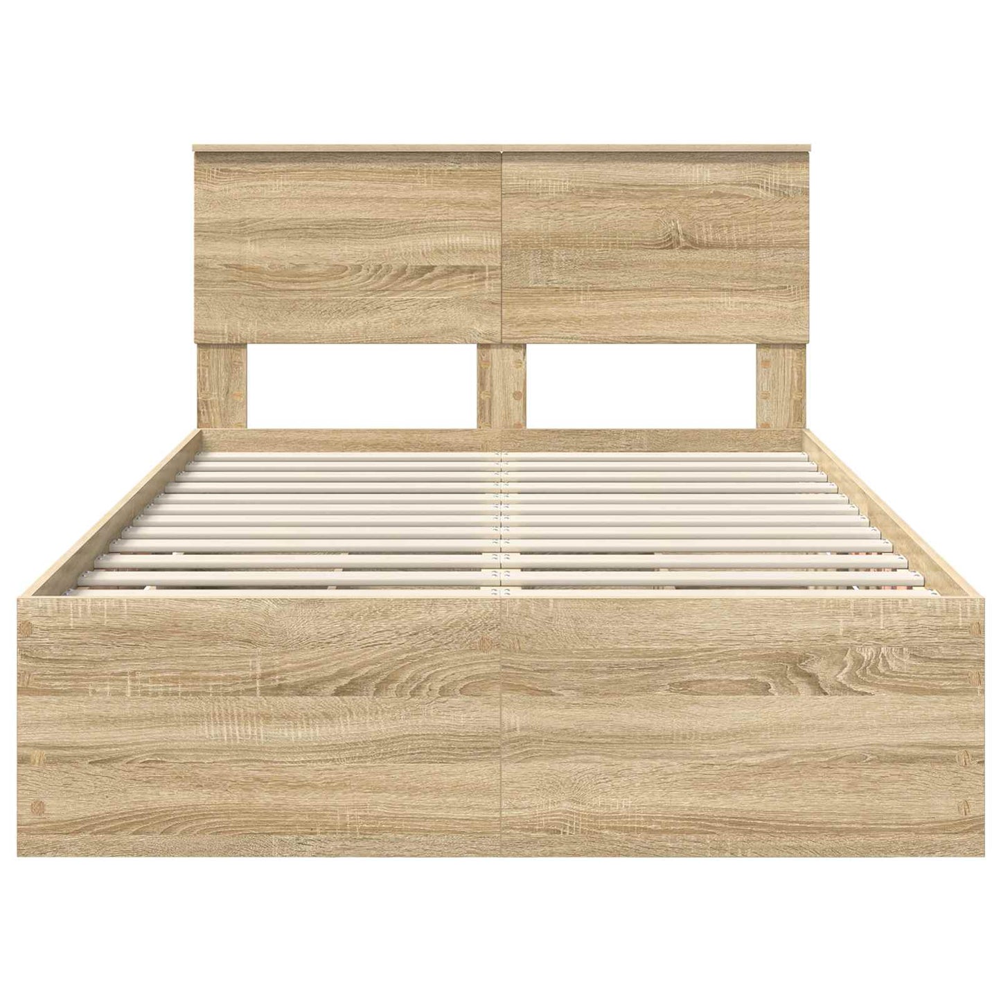 Sengestamme med skuff Sonoma eik 120 x 200 cm Ingeniørtre