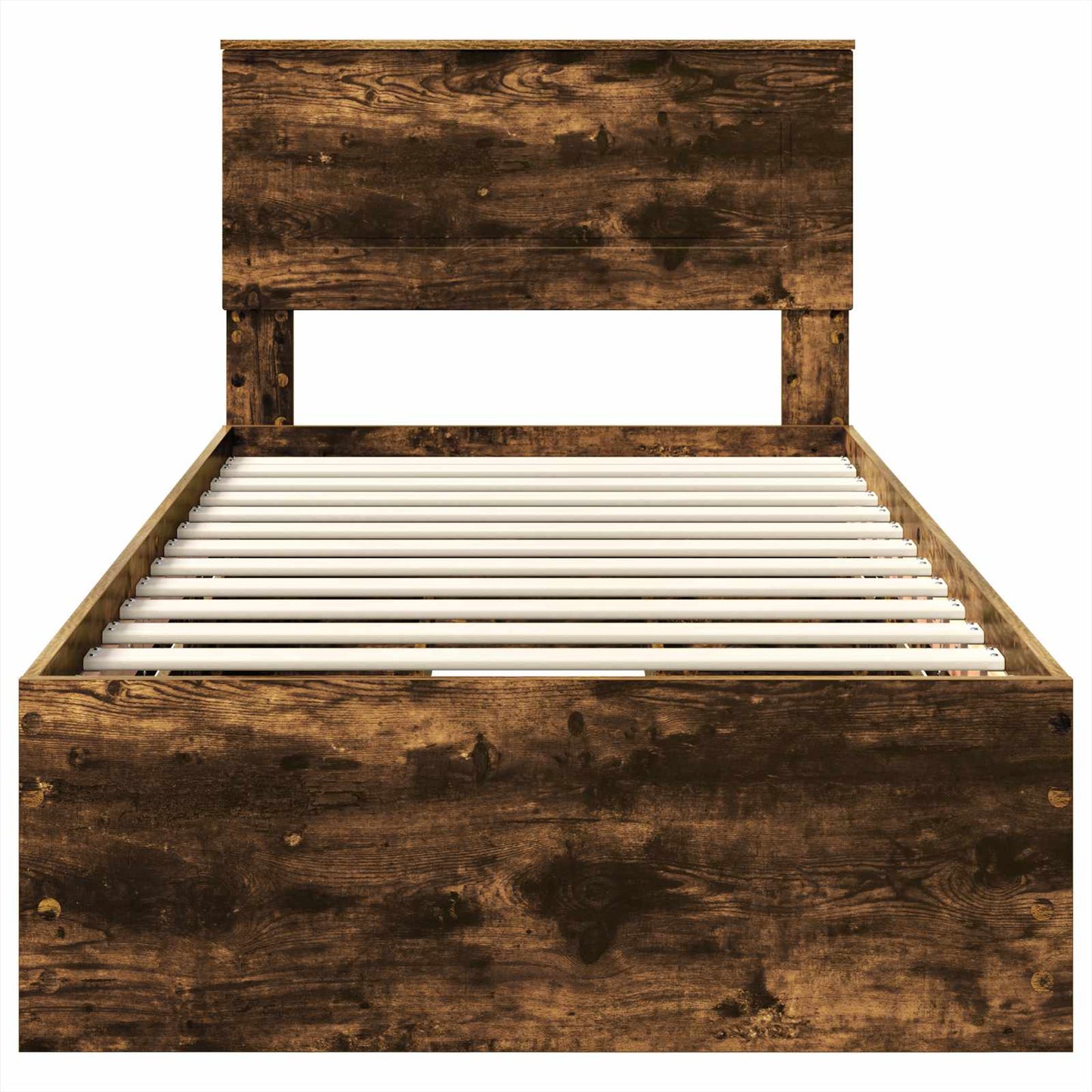 Sengestamme med skuff Røkt eik 100 x 200 cm Ingeniørtre
