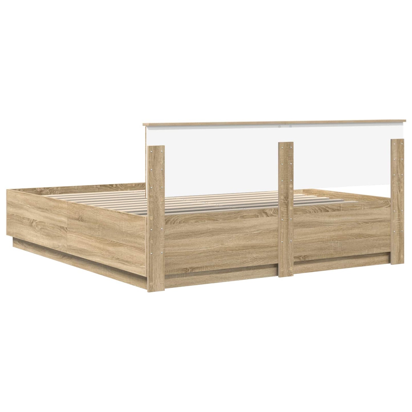 Sengestamme Sonoma eik 200 x 200 cm Konstruert tre