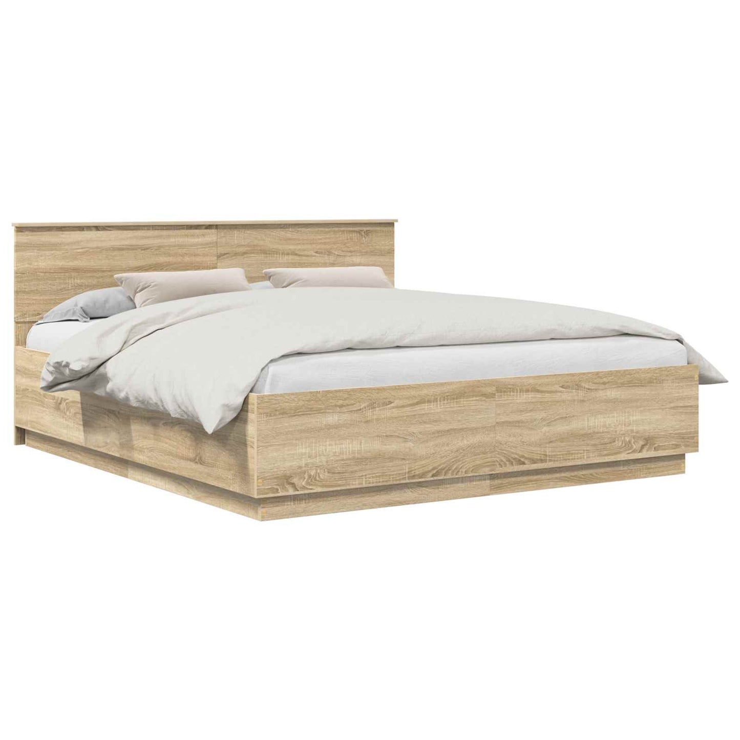 Sengestamme Sonoma eik 200 x 200 cm Konstruert tre