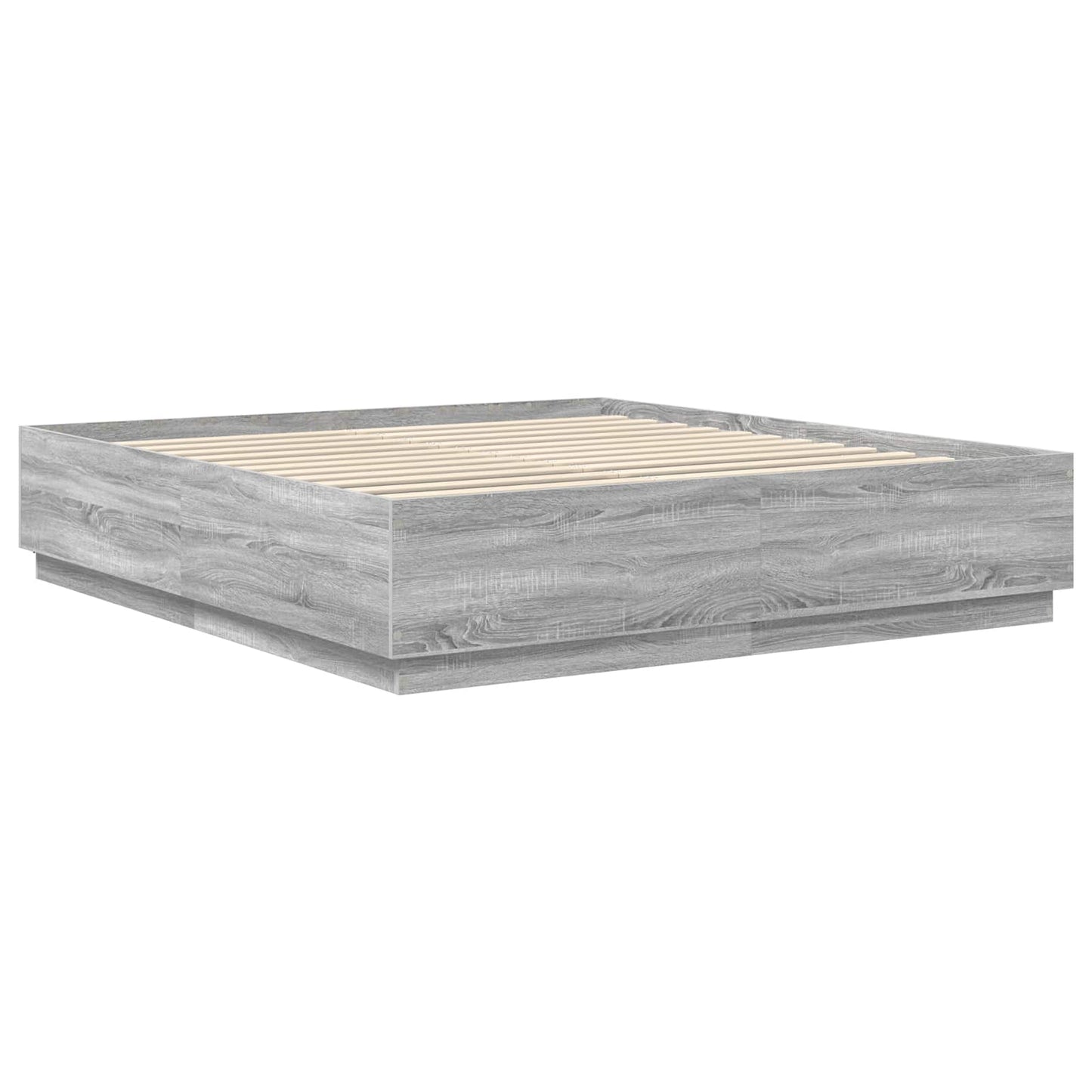 Sengestamme Grå Sonoma 180 x 200 cm Konstruert tre