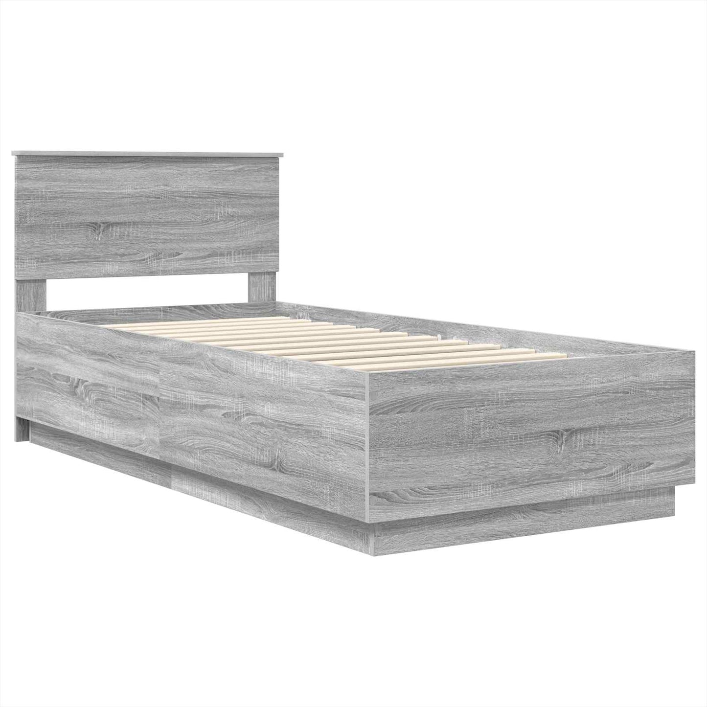 Sengestamme Grå Sonoma 70 x 190 cm Konstruert tre