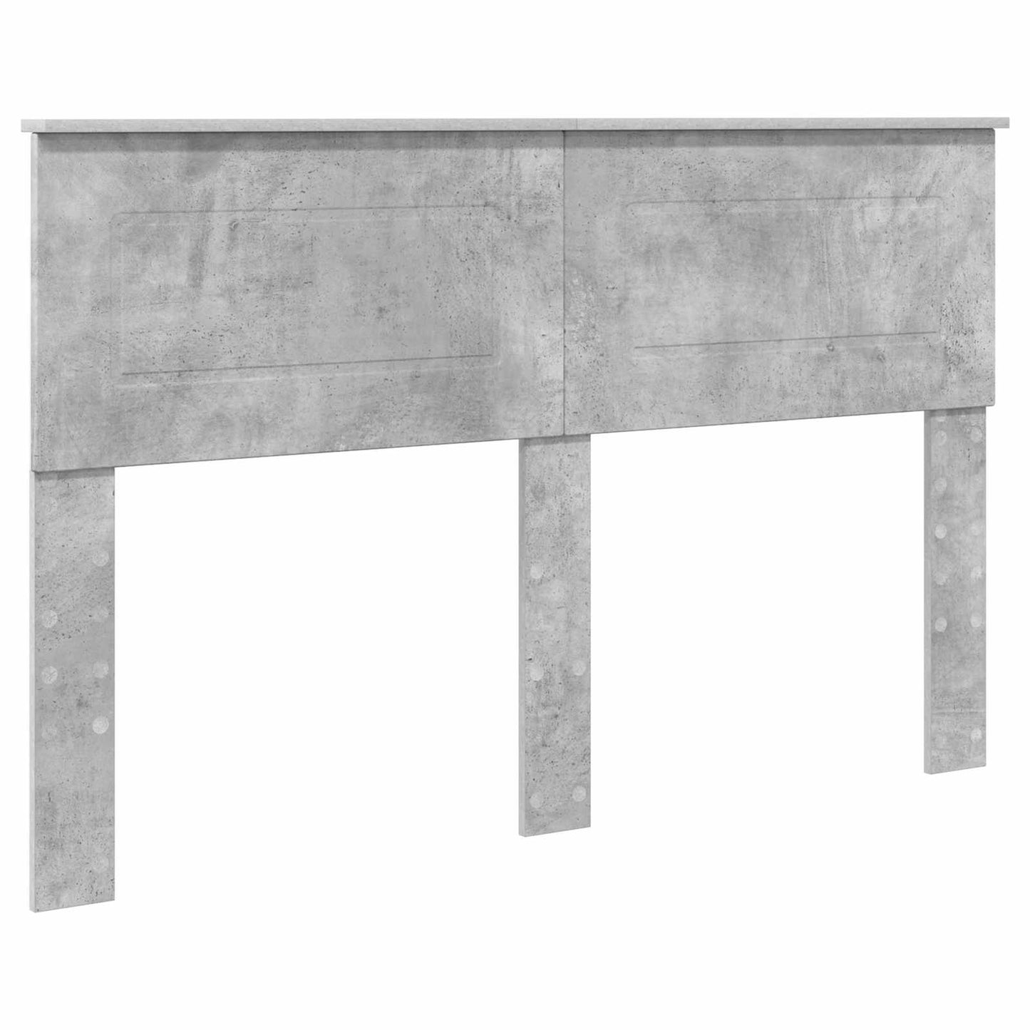 Sengestamme Betonggrå 140 x 190 cm Konstruert tre