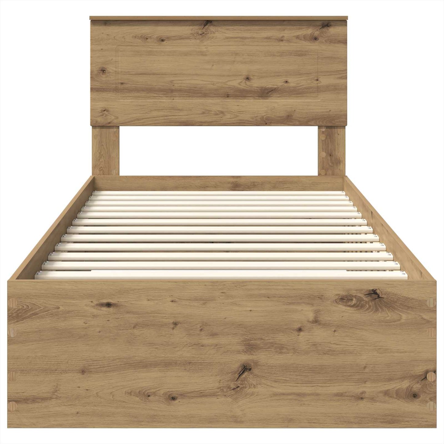 Sengestamme med skuff Artisan Eik 90 x 200 cm Konstruert tre