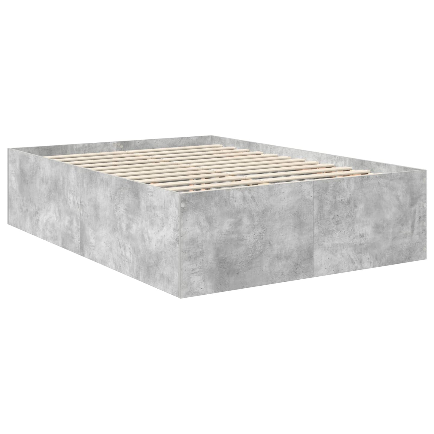 Sengestamme Betonggrå 150 x 200 cm Konstruert tre