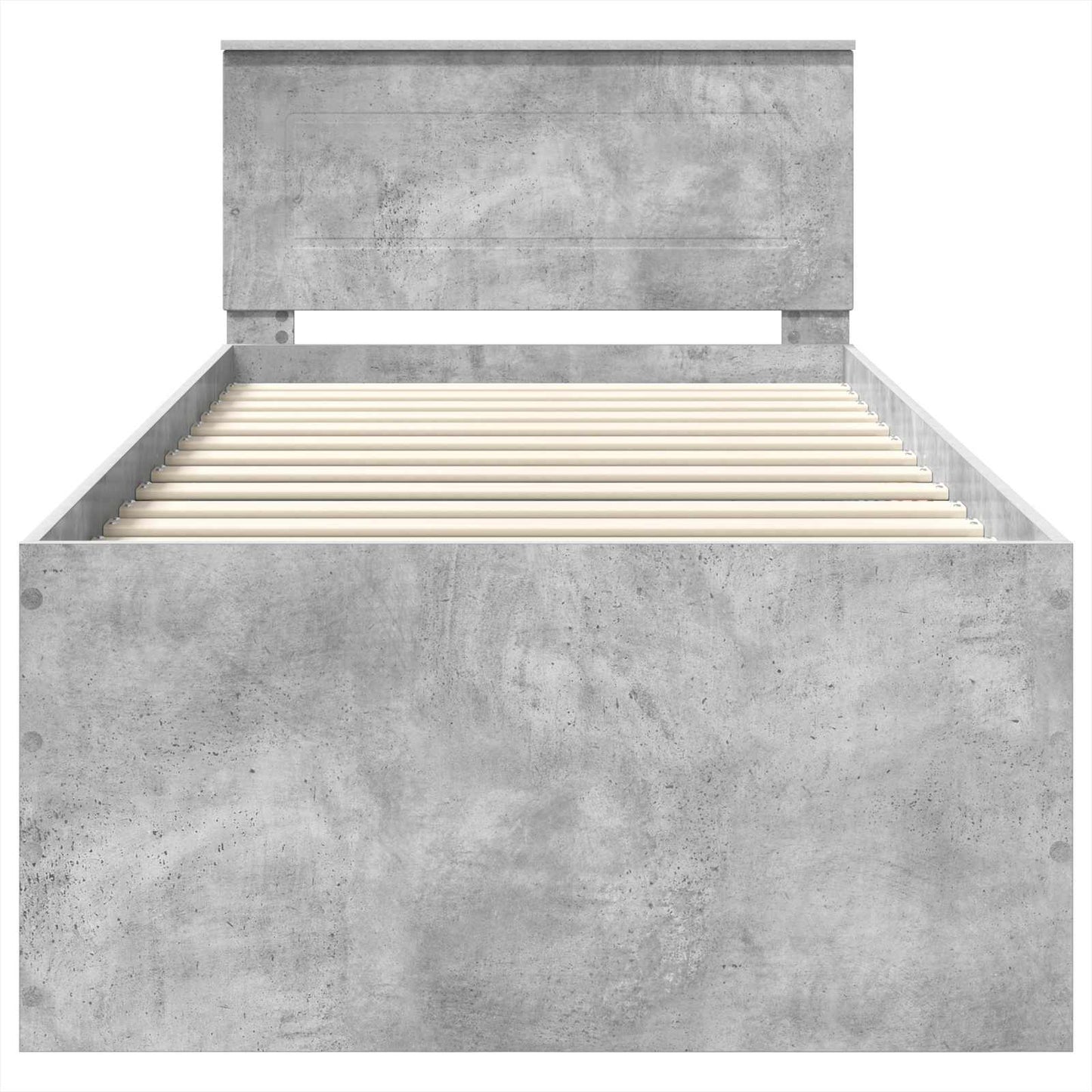 Sengestamme Betonggrå 120 x 200 cm Konstruert tre