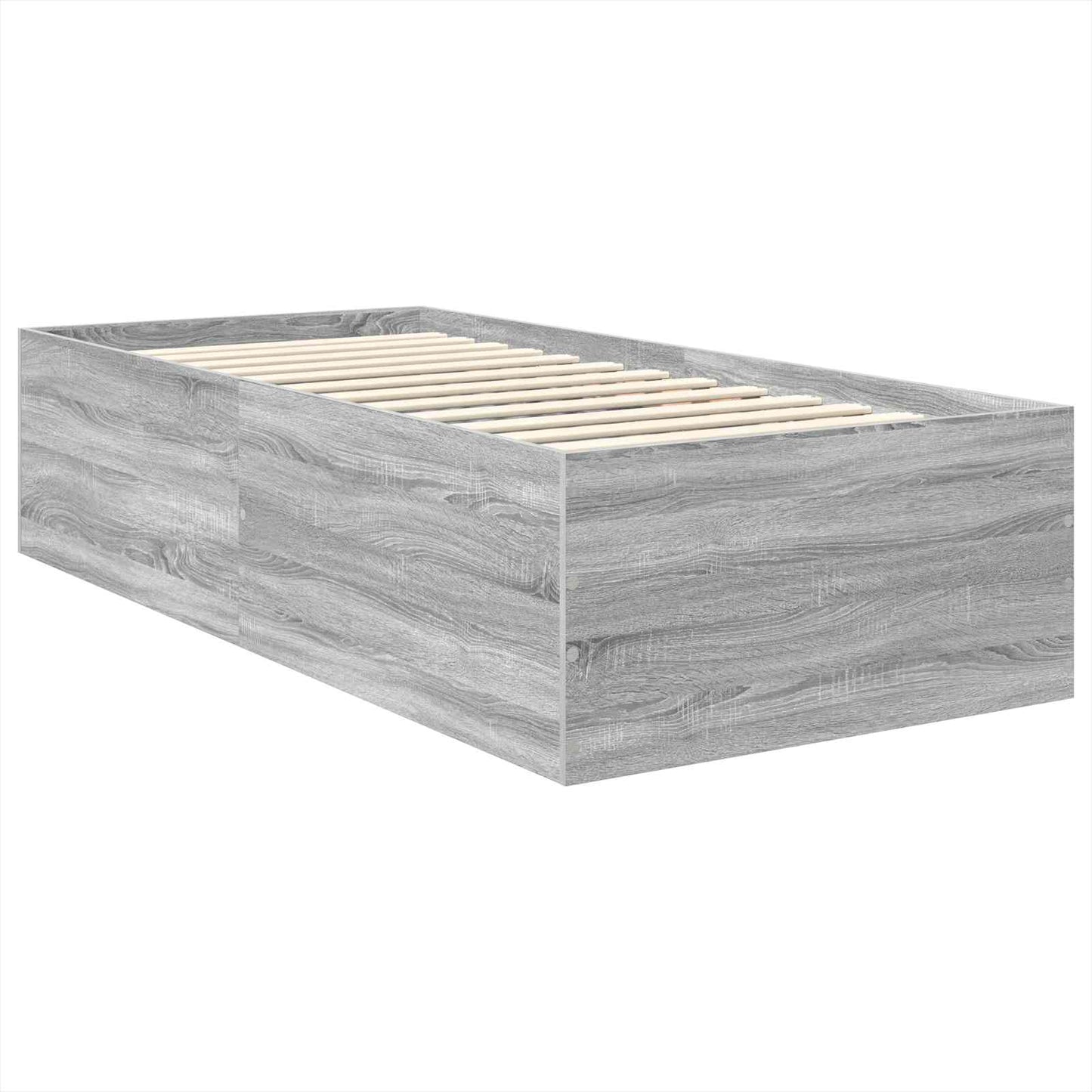 Sengestamme Grå Sonoma 75 x 190 cm Konstruert tre