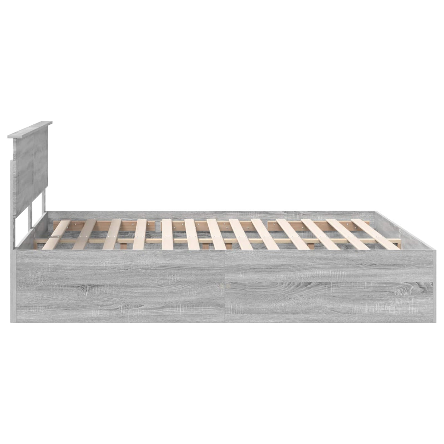 Sengestamme Grå Sonoma 200 x 200 cm Konstruert tre