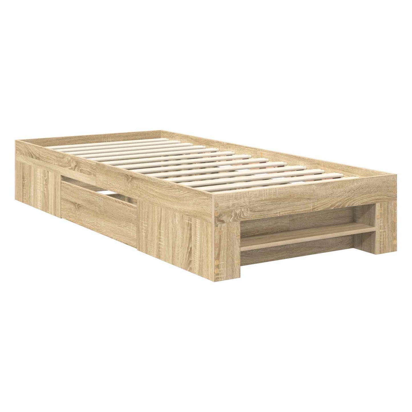 Sengestamme Sonoma eik 80 x 200 cm Konstruert tre